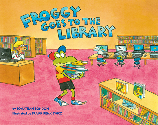 Froggy goes to the library