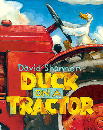 Duck on a tractor