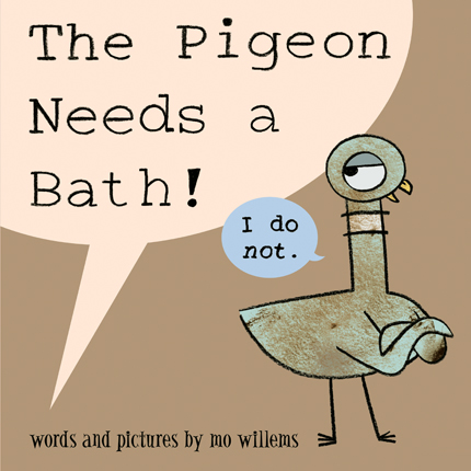Pigeon needs a bath!